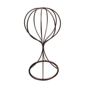Balloon Shape Hollowed Out Metal Wigs Hanger Hats Caps Display