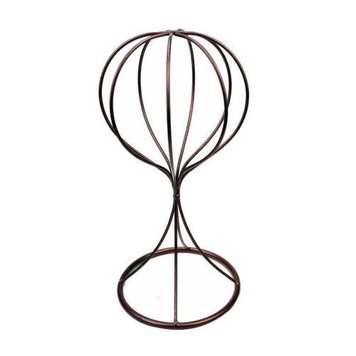 Balloon Shape Hollowed Out Metal Wigs Hanger Hats Caps Display