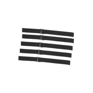 5 Pieces Elastic Band Black With Hooks For  Closure Making