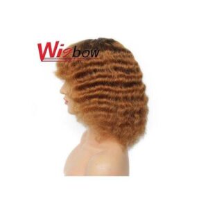 Deep Wave With Bangs Full Machine S Highlight Curly