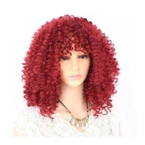 Amir Brown Wig Synthetic Curly Wig For Women With Baby Hair Wigs Cosplay Perruque Black Blonde Burgundy Wig