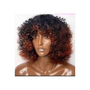 Bouncy Curly Fringe Wig