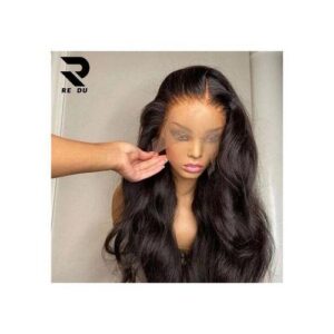 Get Beautiful, Bouncy Curls with Our Brazilian Remy Hair Body Wave Frontal Wig  Featuring Baby Hair and a Natural Hairline