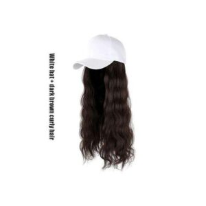 55 Cm Long Vacation Hair Hat Duck Cap Fashionable Head Sets Wig