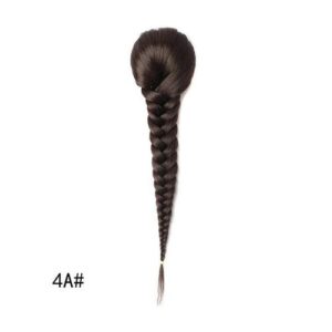 Fishbone Drawstring Ponytail Synthetic Hair Braid Plaited Pony Tail Clip In Hair Extensions For Women