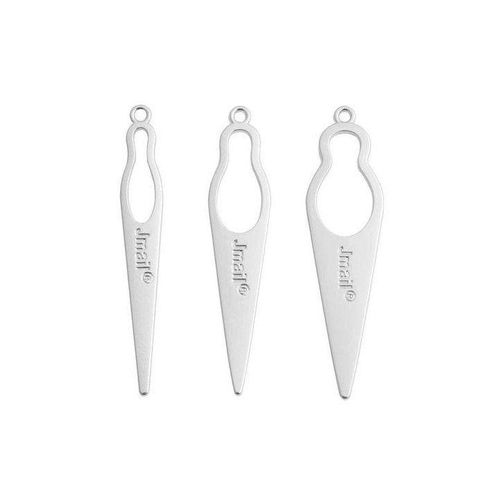 3pcs Dreadlocks Tool Interlocks Wig Making Silver