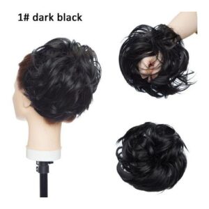 Benehair Synthetic Messy Bun Hair Piece Scrunchy Hair Bun Women Chignon Hair Extension For Women Hair Band Donut Wrap Ponytail