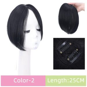 3D French Natural Wig Bangs Realistic Side Bangs Breathable Wig Personalized Hair Accessories,2 NO5123