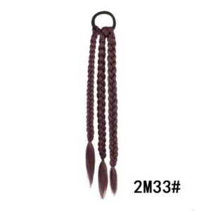 Pearls Twist Braid Wig Knotless Light-weighted Braided Wigs for Cool Women Girl Party,Dark Brown,1 NO5114