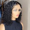 Party Wig Set Fluffy Natural Wigs Female Headgear Short Hair Style for Black Women Curly Wig NO5144
