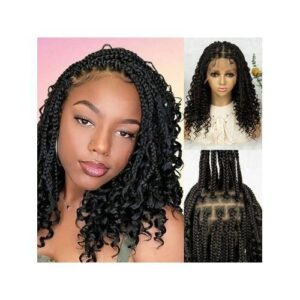 Full Handmade Wavy Style Breathable Lace Braid Headband Wig, 200 Density, Perfect For Daily Wear