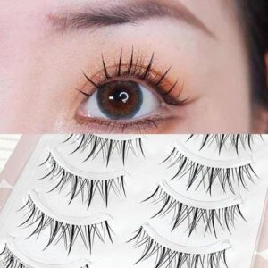 DIY Eyelashes Extension Wisps Multi-Layered Easy to Graft Lashes for Cosplay Party Makeup NO5234