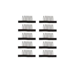 Lot 10pcs One Bag Wig Combs Convenient For Your Wig Cps Sewable Black