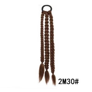 Pearls Twist Braid Wig Knotless Light-weighted Braided Wigs for Cool Women Girl Party,Light Brown,1 NO5116