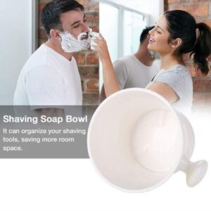 Men's haircut handle bubble bowl shaving brush hair cleaning shaving plastic soap cup household shaving foam cream bowl