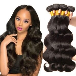 22 inch Long Curly Hair Hair Weft Wig Headgear for Women  Black