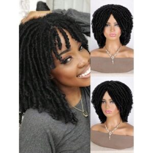 Shord Dreadlock Short Twist For Black Women Afros Curly Synthetic Faux Locs Braided Crochet Hair
