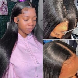 30 Inch U Part Wigs Glueless Bone Straight Wigss No Leave Out Ready To Wear On Sale Full Machine Made