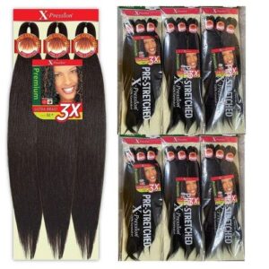 3X XPRESSION 225g Kanekalon Flame Retardant Material African Braided Hair Big Braid Wig Curly Hair