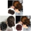 Curly Wavy Ponytail Hairpieces Claw Clip Messy Bun Hair Piece for Daily Home Office Outdoor NO5143