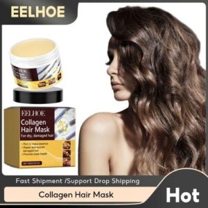 Collagen Hair Mask Professional Hair Scalp Treatment Cream Smoothing Straightening Soft Frizz Repair Damaged Hair Care Products