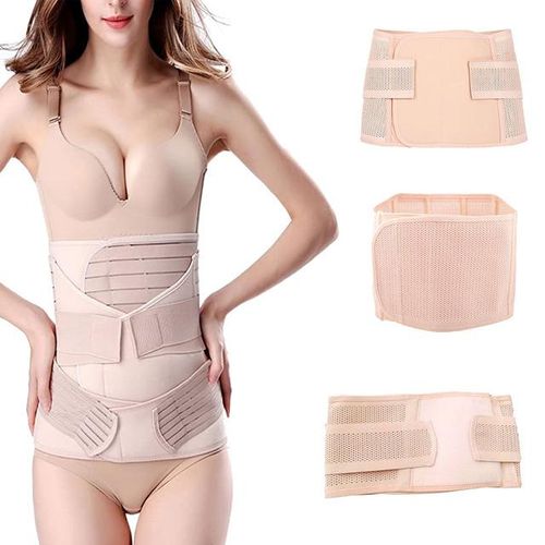 3 in 1 Belts care abdomen support belly clothes Women Recovery Belly/waist/pelvisMaternity Brace Shapewear Slimming