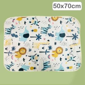 4 Size Baby Changing Mat Cartoon Cotton Waterproof Baby Sheet Changing Pad Table Diapers Urinal Game Play Cover Pet Mattress