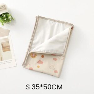 35*50 Baby Diaper Mat Soft PU Waterproof Leak Proof Washable Newborn Pad Changing Pad Liners Reusable Picnic Travel Mats