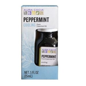 Aura Cacia Peppermint Essential Oil 15ml 100% Pure