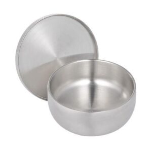 Shaving Brush Bowl Stainless Steel Shave Cream Soap Bowl