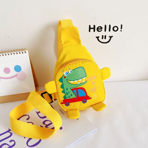 Cute Cartoon Dinosaur Baby Backpacks Children Boy Girl Chest Crossbody Bags Travel Harness Bag Adjustable Animals Kids Backpack