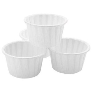 915 Generation 100Pcs Paper Cup Nose Hair Face Hair Removal Wax Bean Container Cake Paper Tray Paper Bowl Melting Wax Ice Cream Organizer