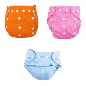 3x Kid Cloth Diapers Waterproof Diaper Pants Breathable Nappy Diapers