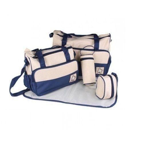 Maternity Mother Care Pregnancy Nursing Baby Nappy Diaper Outing Cloth Bag With Changing Mat Multicolour