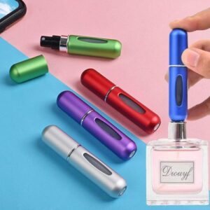 5 Peices Mini Portable Refillable Sprayer Atomizer Bottles