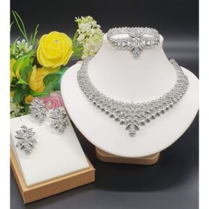 Arabian Delights Epitom Of Beauty Stone Out Italian 4 In 1 Jewelry Set