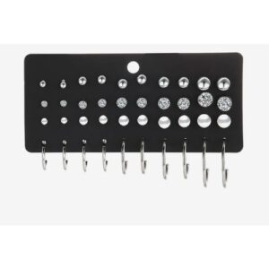 20 Pairs Ladies Stud Alloy Earrings Set