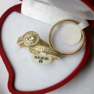 AJ Italian Couple Ring Set