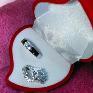 Adjustable Couples Tripple Ring Set