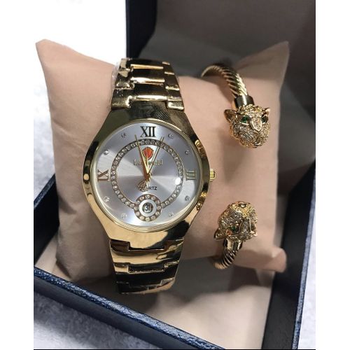 SOPHISTICATED JEWELRY SET WOMEN WRISTWATCH WITH BRACELET