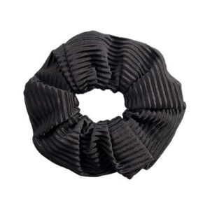 Cream Pattern Cloth Hair Rope Maiden Headwear Hair Ribbons Gift for Children's Day Thanksgiving,Black NO5099