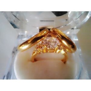 Brazilian Wedding Ring Set