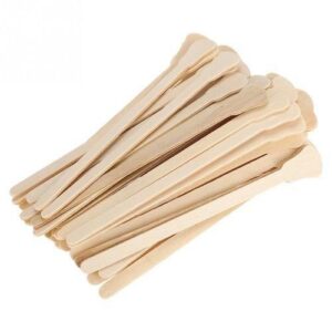 50Pcs10pcs Wooden Waxing Wax Spatula Tongue Disposable Bamboo Sticks Hair Removal Cream Stick For Waxing Body Hair Care50pcs KARAMI