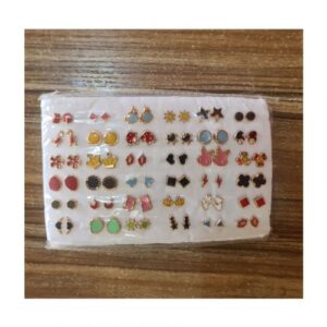 36 In 1 Non Fade Set Of Studs Mix Shape  Earrings