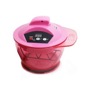 Electric USB Hair Coloring Bowl Automatic Hair Cream Mixer Shaker For Hair Salon Color Dyeing Tool New,Pink NO5123