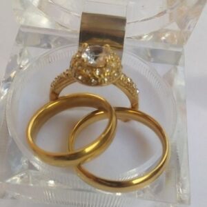 Classic  Weddding Stainless Ring Sets