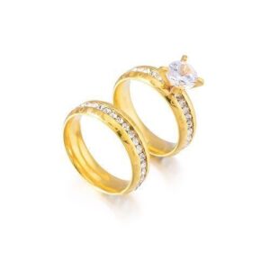 24karat Gold Plated Proposal Engagement Bride Set