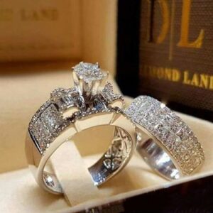 Bridal Ring Set For Wedding And Engagement