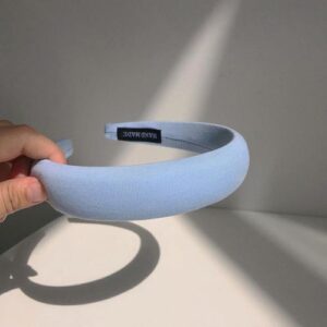 Korea Dongdaemun Gent Cream Cute Candy Wide Edge Sponge Headband Temperament Net Red Hairband