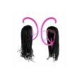 Hanging Wig Stands Portable, Durable Rack Display Holder Wig Pink